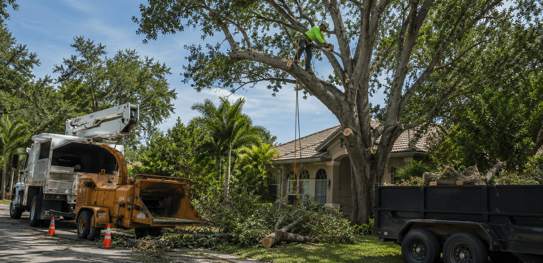 tree trimming and removal in Palm Bay, FL